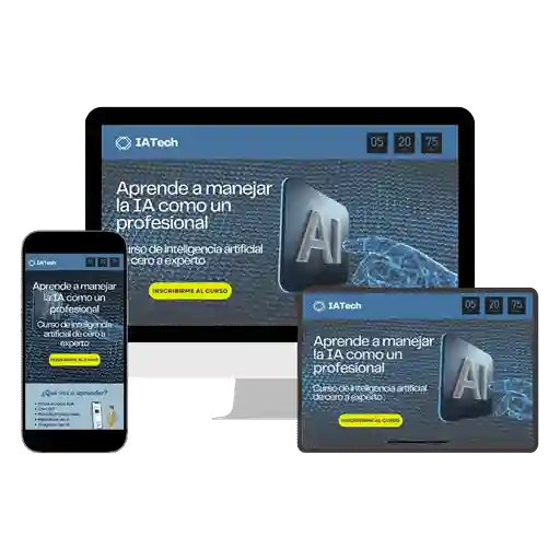mockup landing page
