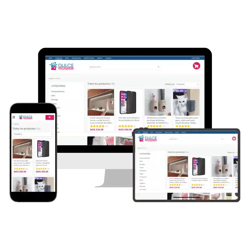 mockup tienda online