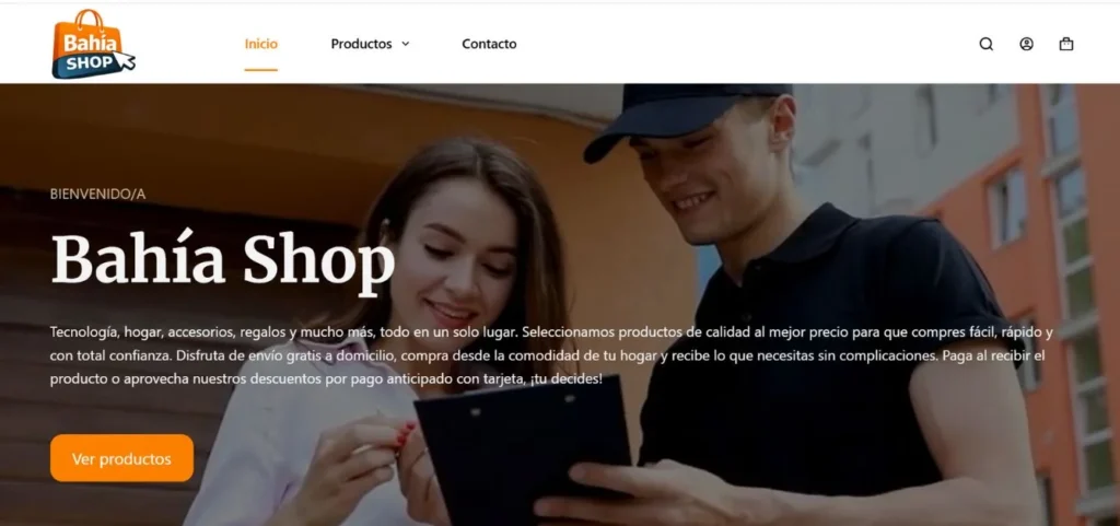 ejemplo tienda online